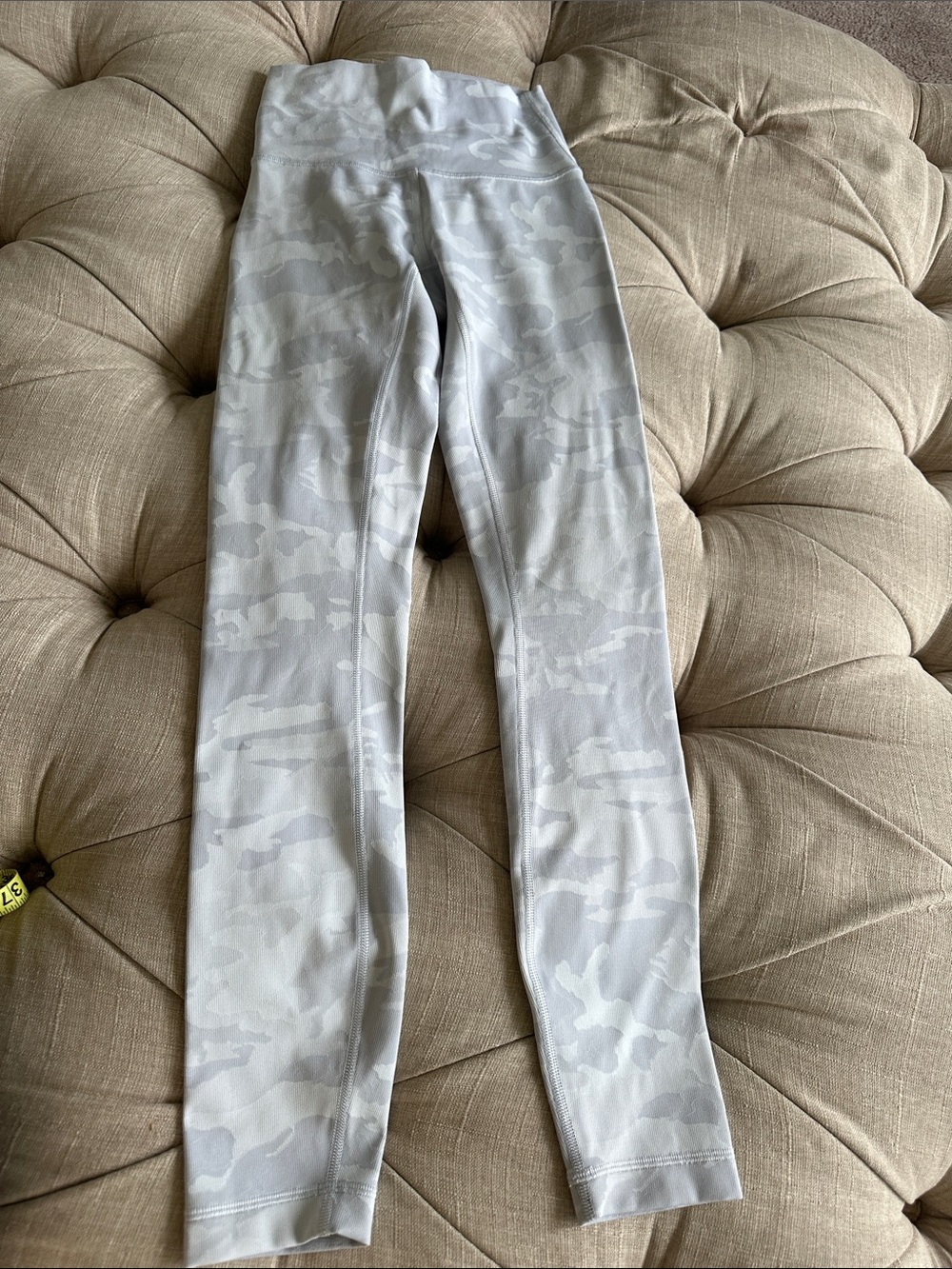 lululemon athletica Light Gray Camo Leggings